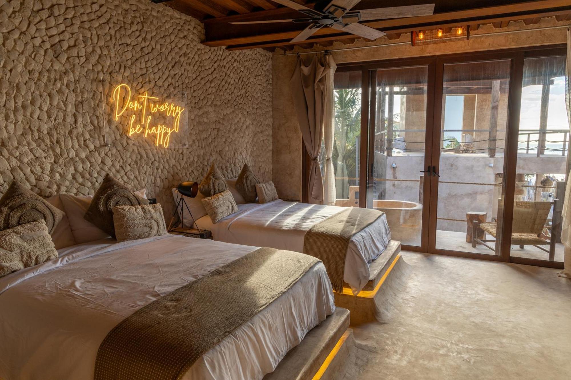 Awa Holbox Hotel Boutique - Beach Front Habitación foto